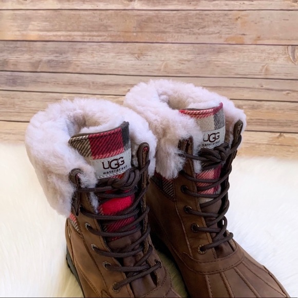 UGG Adirondack Boot II Plaid Waterproof Boots - Picture 3 of 10